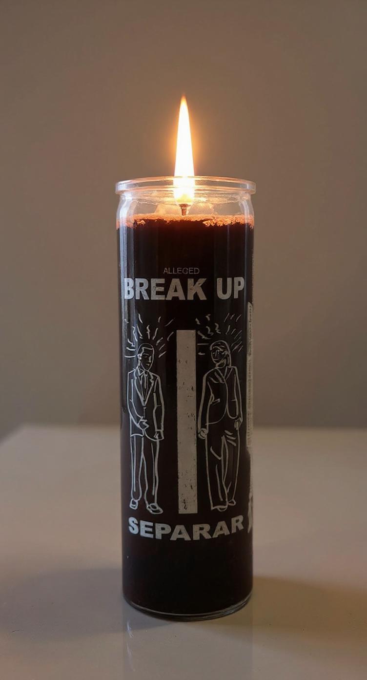 7 Day Candle, Break Up Man/Woman (Brown)