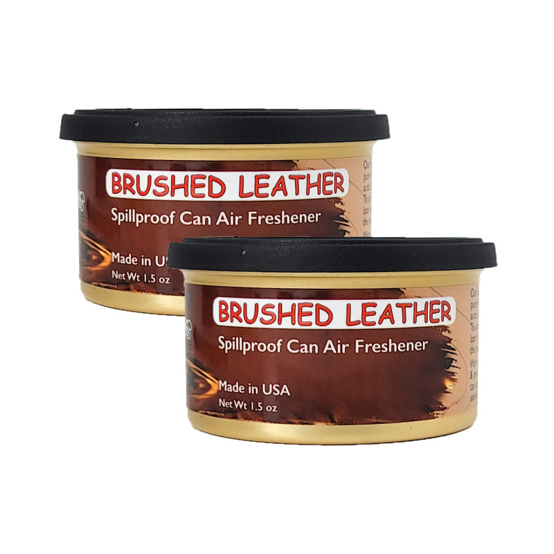 Brushed Leather Blunteffects Spillproof 1.5oz Air Freshener Cans