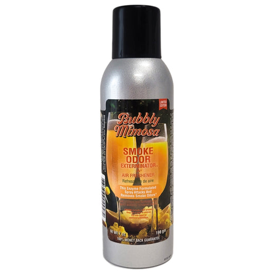 Bubbly Mimosa Scent 7oz Smoke Odor Exterminator Aerosol Can Spray