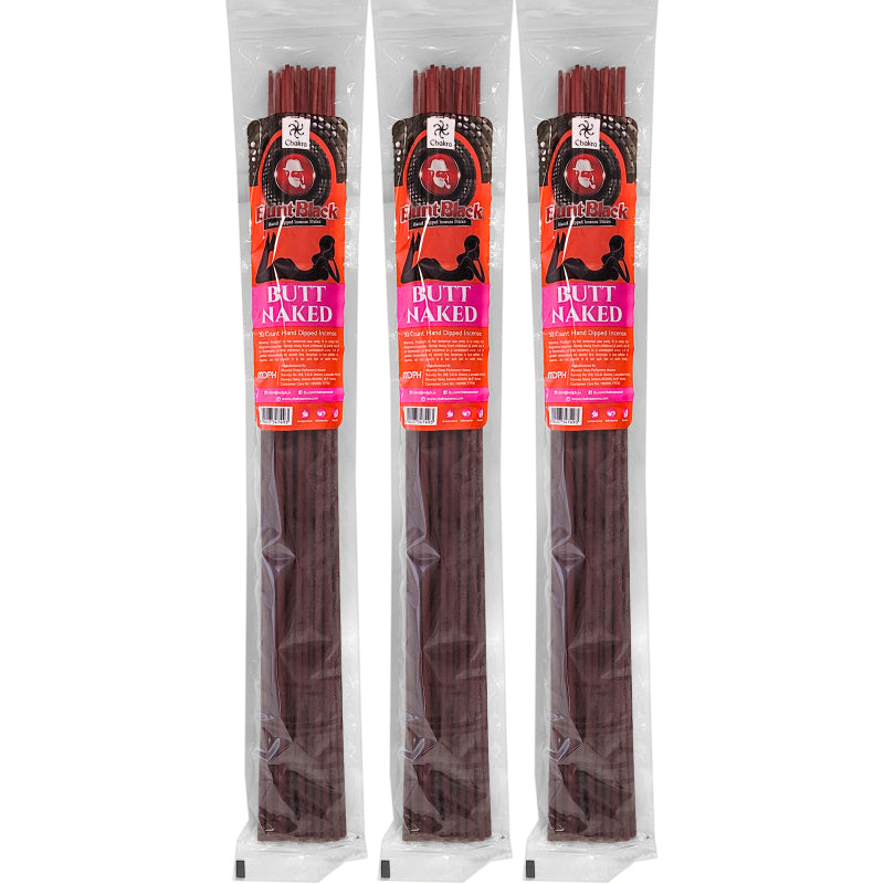 Butt Naked Scent 19" Blunt Black Jumbo Incense