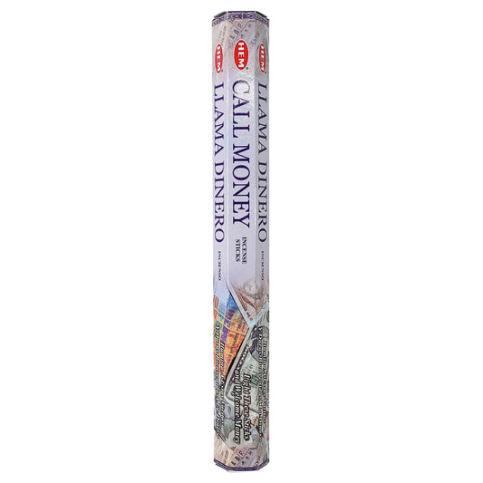 HEM Incense Sticks 20-Stick Hex Packs, Call Money