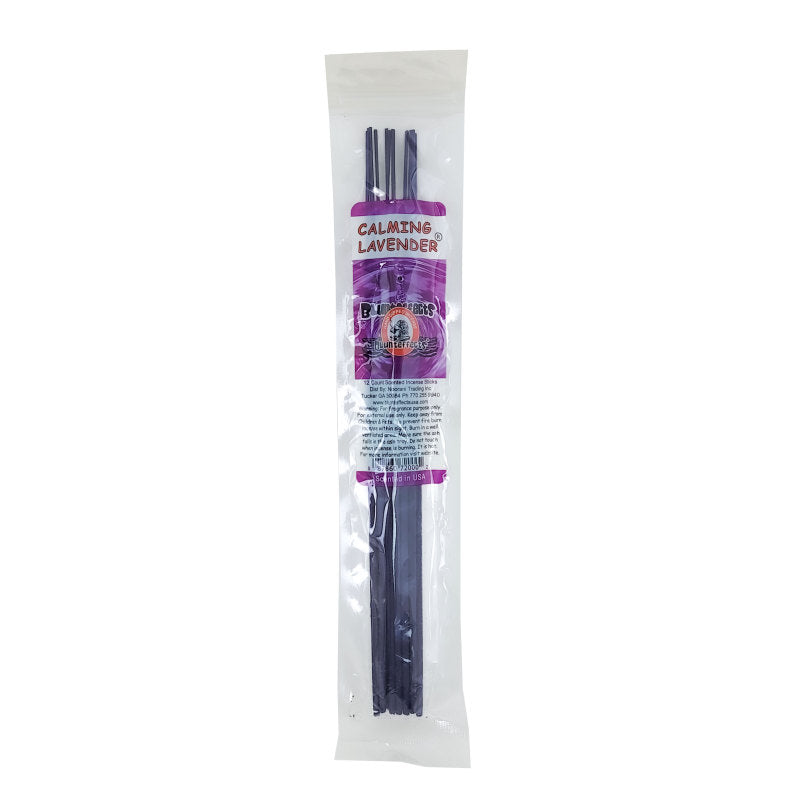 10.5" BluntEffects Incense Fragrance Wands, 12-Pack Calming Lavender Scent