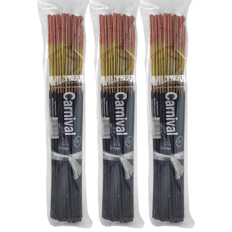 Carnival Scent Wild Berry Incense, 100ct Packs