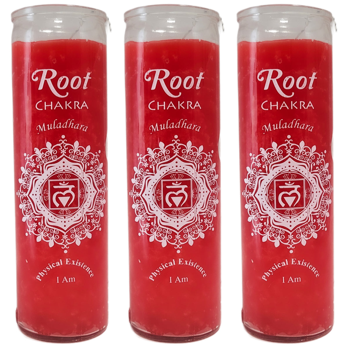 7 Day Candle, Root Chakra Muladhara (Red)
