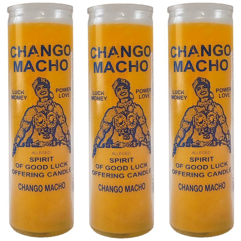 7 Day Candle, Chango Macho (Gold)