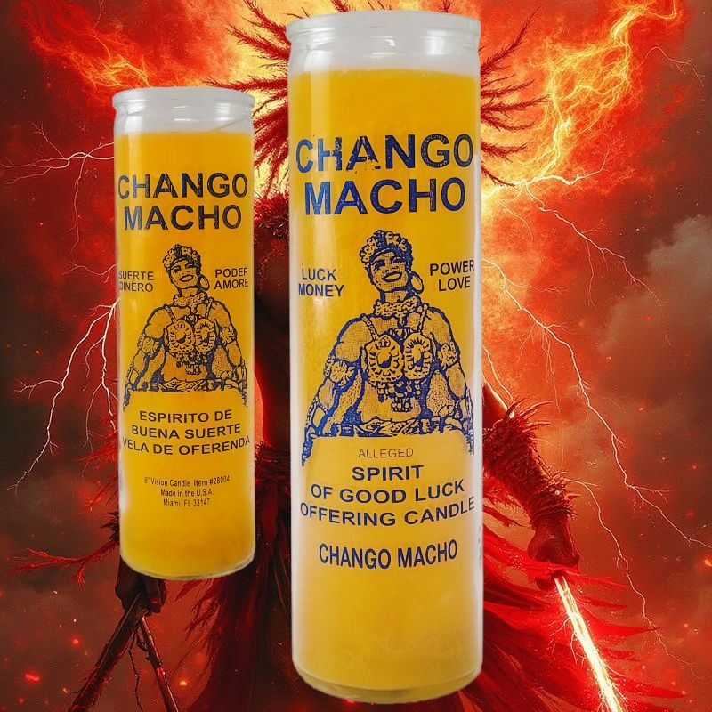 7 Day Candle, Chango Macho (Gold)