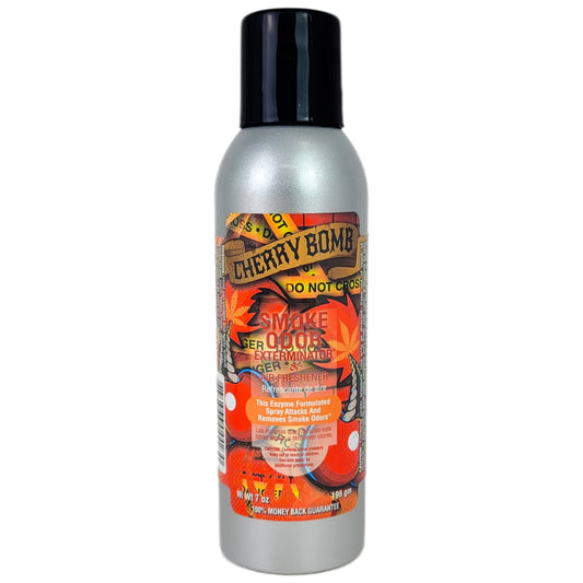 Cherry Bomb Scent 7oz Smoke Odor Exterminator Aerosol Can Spray