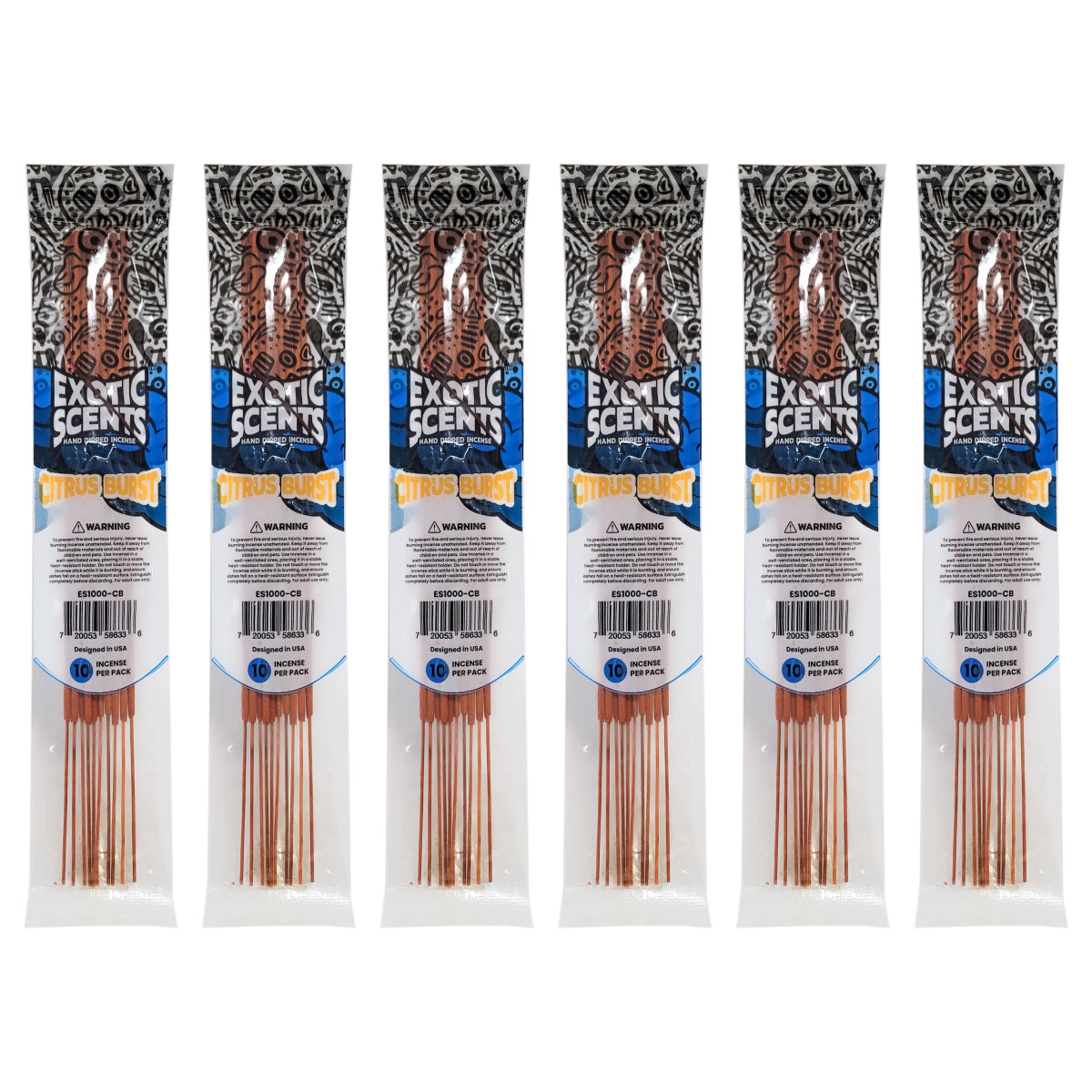 Citrus Burst Scent 11" Exotic Scents Incense