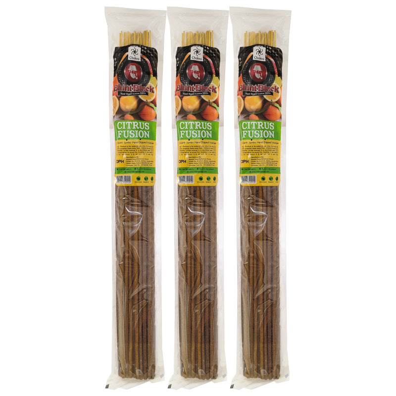 Citrus Fusion Scent 19" Blunt Black Jumbo Incense