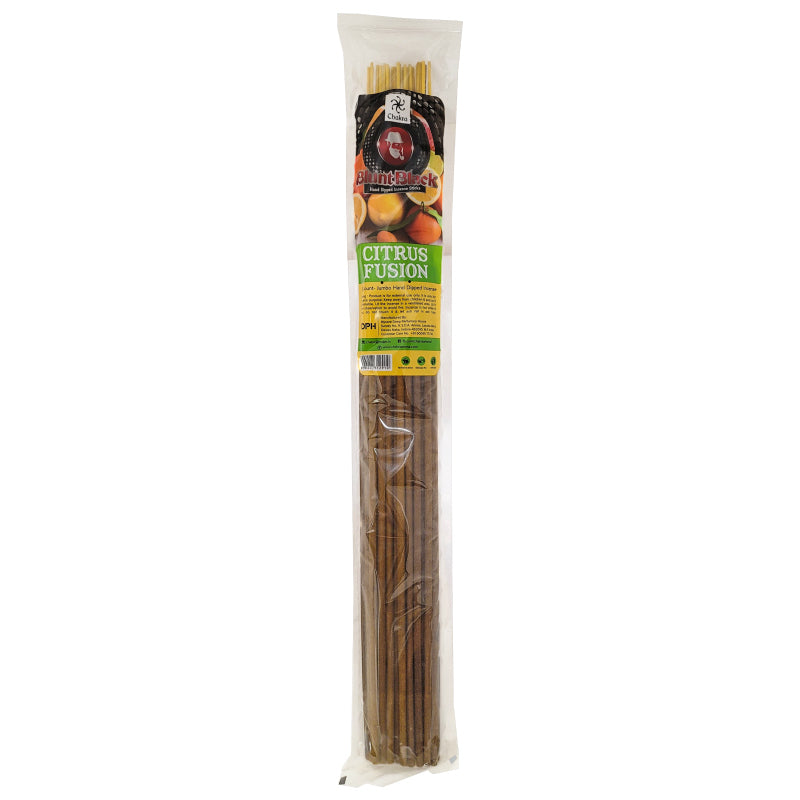 Citrus Fusion Scent 19" Blunt Black Jumbo Incense