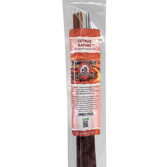 10.5" BluntEffects Incense Fragrance Wands, 12-Pack Citrus Safari