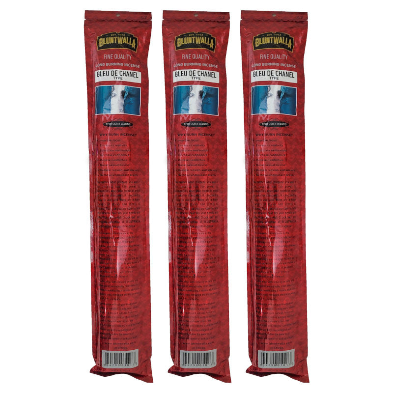 19" Jumbo Bluntwalla Bleu De C. TYPE Scent Incense Pack