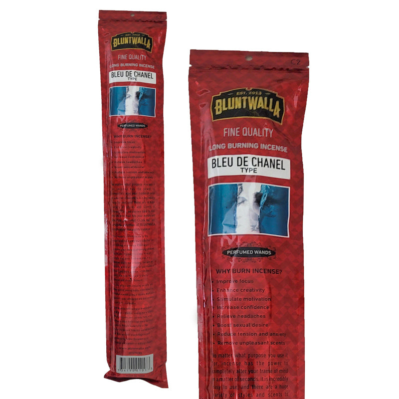 19" Jumbo Bluntwalla Bleu De C. TYPE Scent Incense Pack