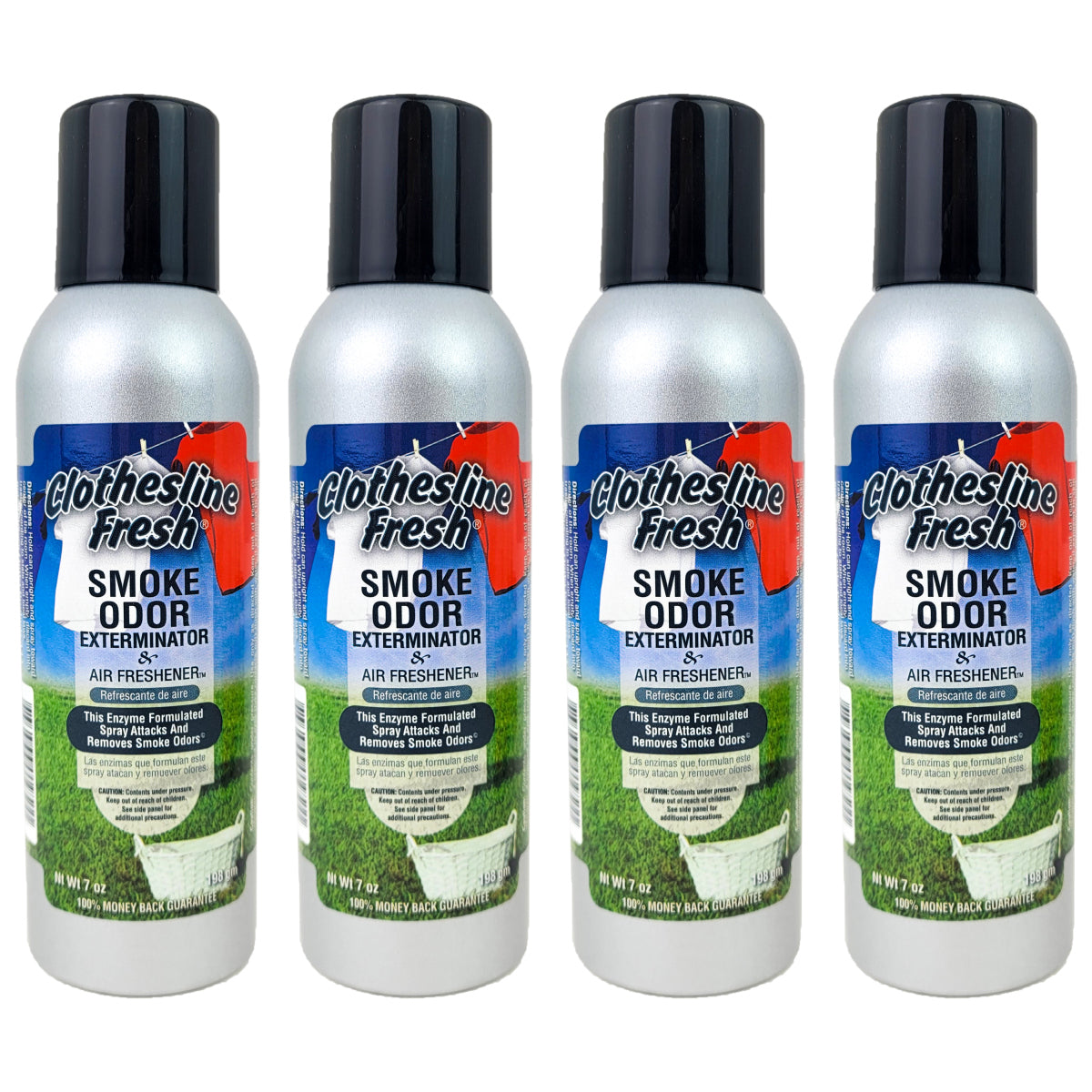 Clothesline Fresh 7oz Smoke Odor Exterminator Spray Aerosol Can, by Tobacco Outlet Products