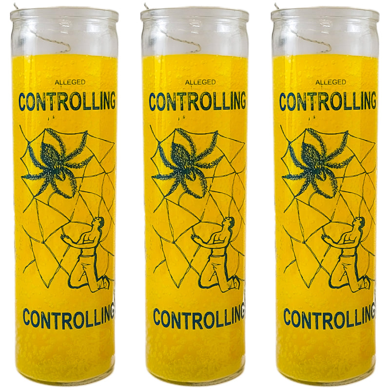 7 Day Candle, Controlling (Yellow)