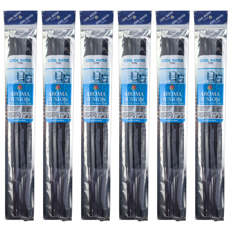 Cool Water TYPE Scent Aroma Fusion 19" Jumbo Incense, 10-Stick Pack