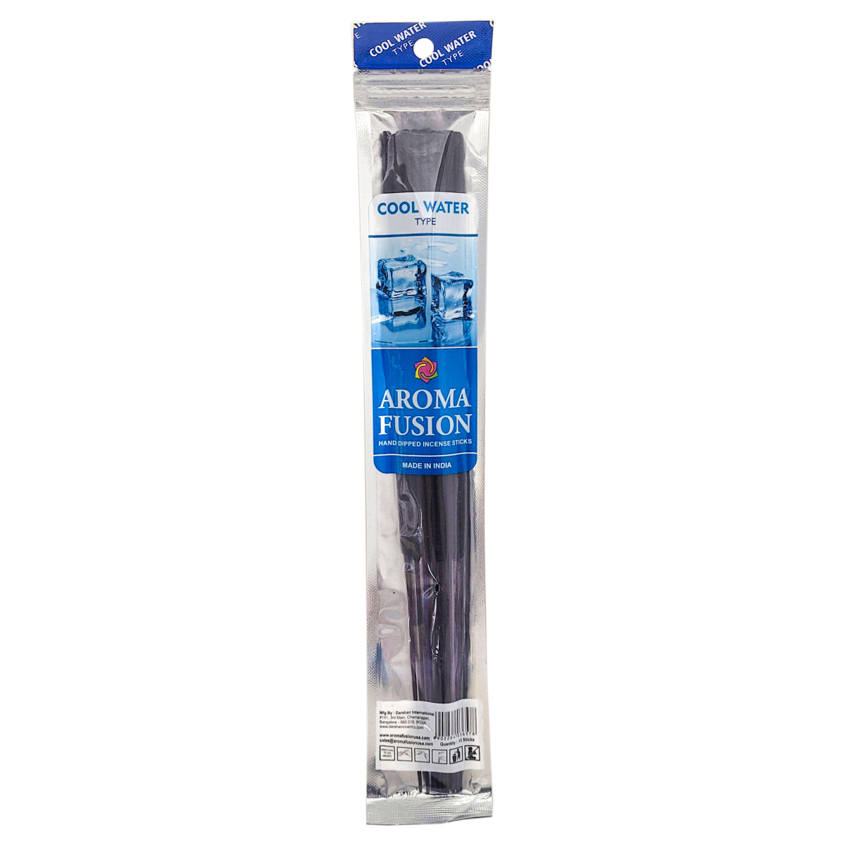 Aroma Fusion 11" Incense Sticks - Cool Water Type Scent