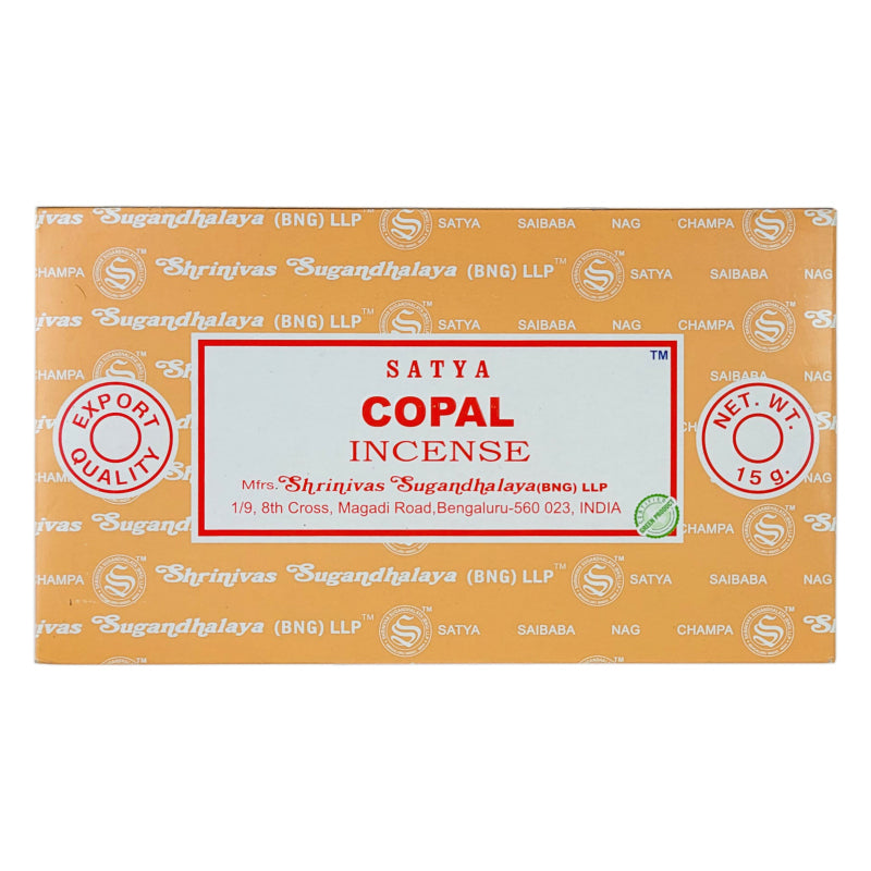 Copal Scent Incense Sticks by Satya BNG, 15g Packs