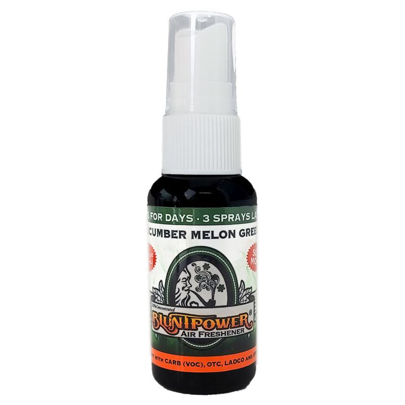 Blunt Power Spray 1.5 OZ Cucumber Melon Green Scent