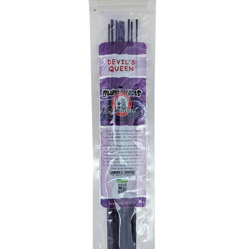 10.5" BluntEffects Incense Fragrance Wands, 12-Pack Devil's Queen Scent