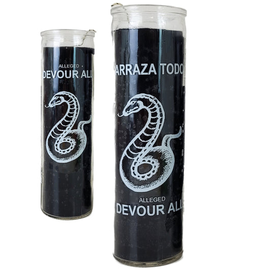 7 Day Candle, Devour All (Black)