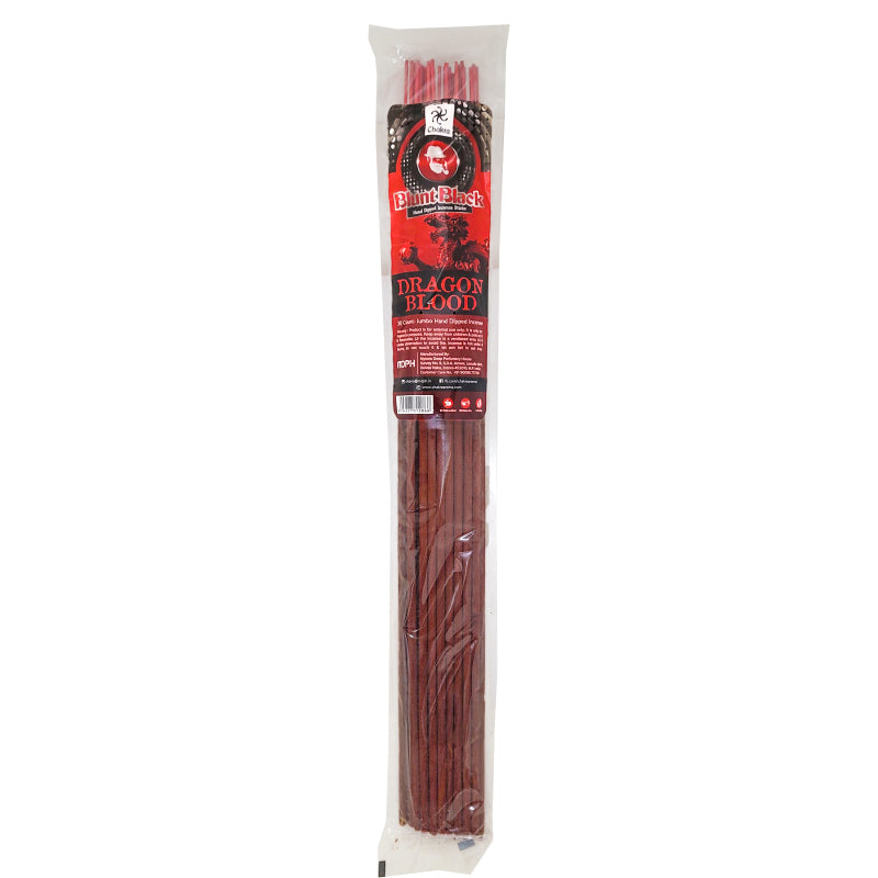 Dragon's Blood Scent 19" Blunt Black Jumbo Incense