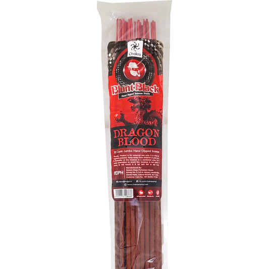 Dragon's Blood Scent 19" Blunt Black Jumbo Incense
