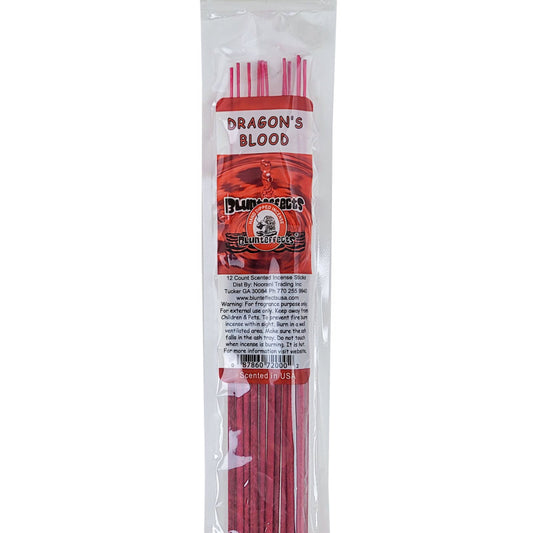 10.5" BluntEffects Incense Fragrance Wands, 12-Pack Dragon's Blood Scent