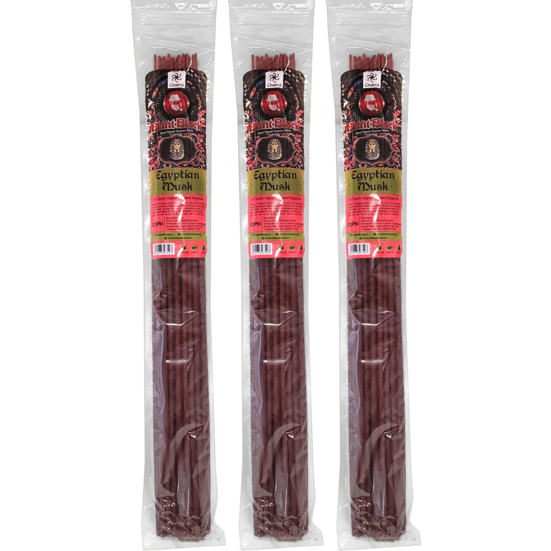 Egyptian Musk Scent 19" Blunt Black Jumbo Incense