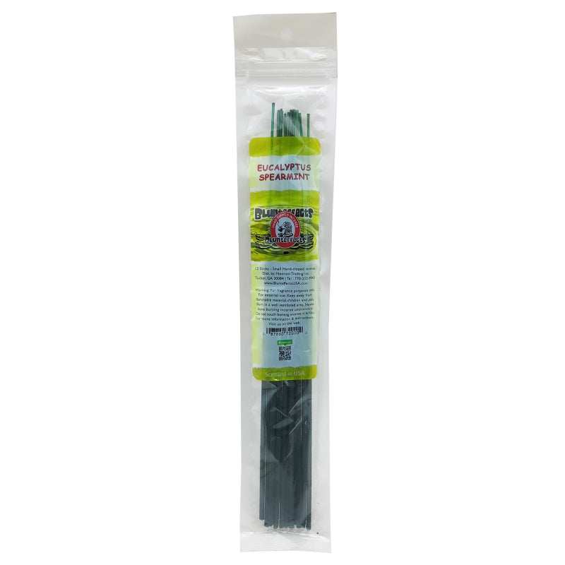10.5" BluntEffects Incense Fragrance Wands, 12-Pack Eucalyptus Spearmint