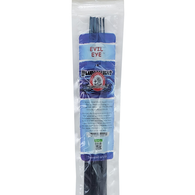 10.5" BluntEffects Incense Fragrance Wands, 12-Pack Evil Eye