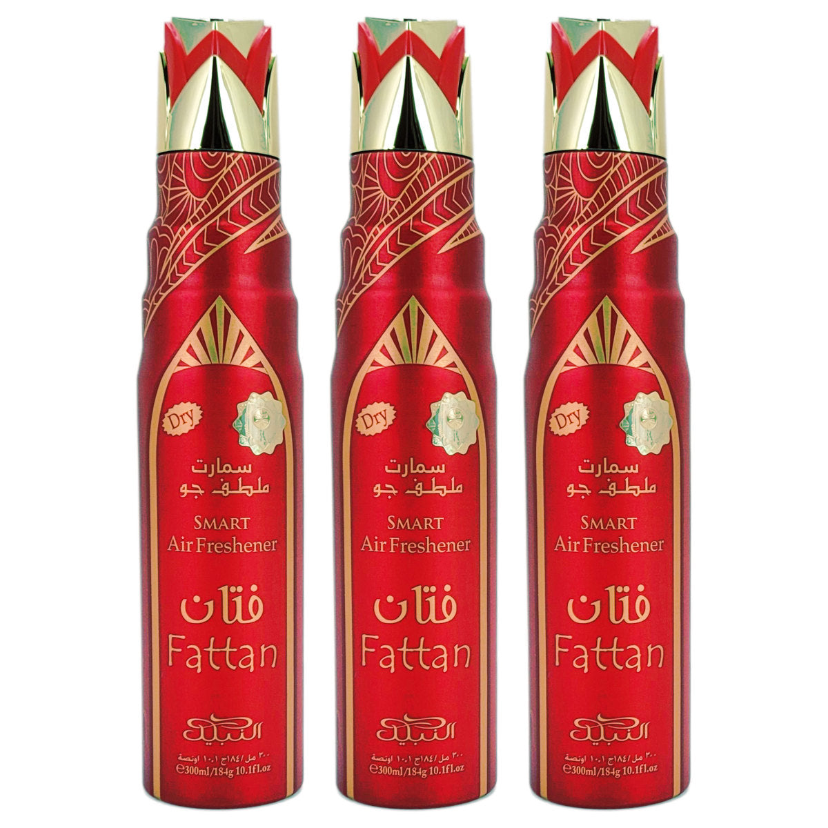 Fattan Scent Dry Aerosol Air Freshener Spray, 300ml, by Nabeel
