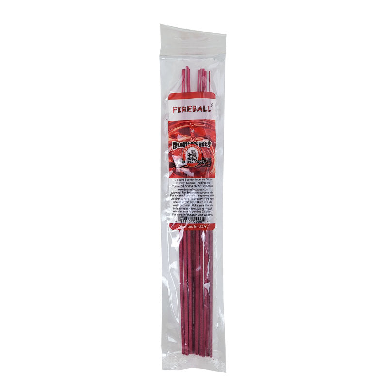 10.5" BluntEffects Incense Fragrance Wands, 12-Pack Fireball Scent