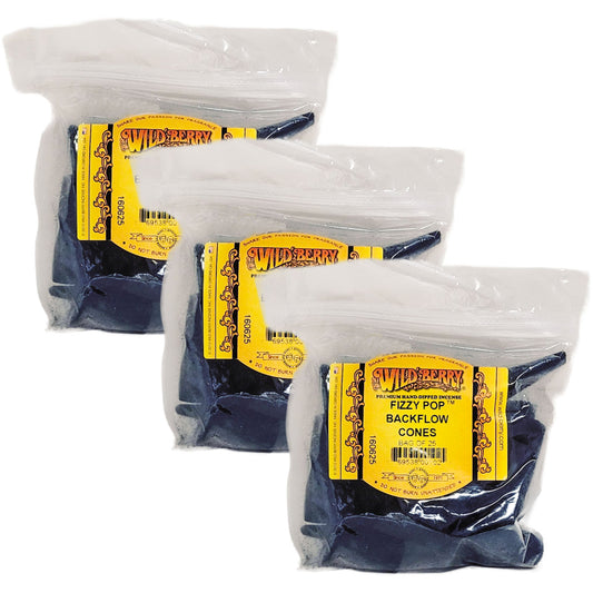 Backflow Fizzy Pop Wild Berry Incense Cones, 25ct Packs