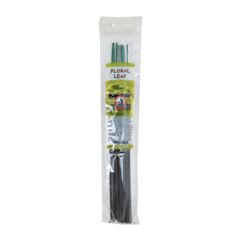 10.5" BluntEffects Incense Fragrance Wands, 12-Pack Floral Leaf Scent