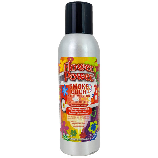 Flower Power Scent 7oz Smoke Odor Exterminator Aerosol Can Spray