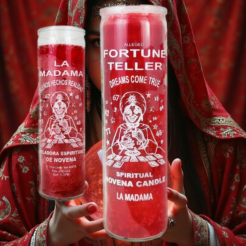 7 Day Candle, Fortune Teller (Red)