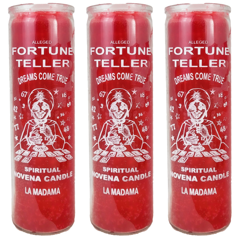 7 Day Candle, Fortune Teller (Red)