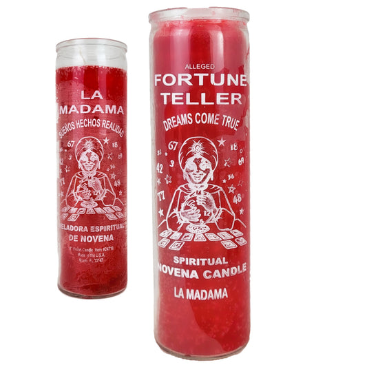 7 Day Candle, Fortune Teller (Red)