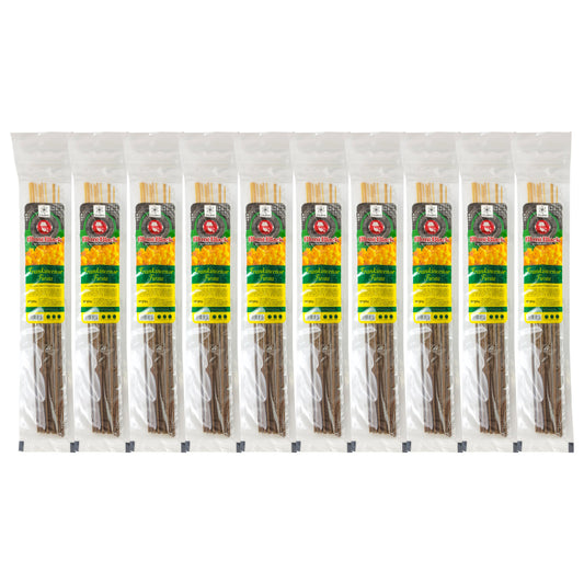 10-Packs Frankincense Fiesta Scent 10.5" Blunt Black Incense