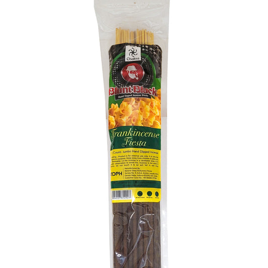 Frankincense Fiesta Scent 19" Blunt Black Jumbo Incense