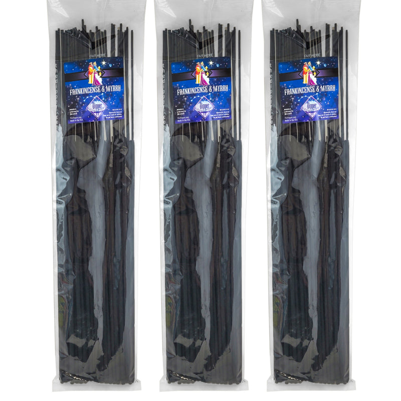 Frankincense & Myrrh Scent 19" Incense, 50-Stick Pack, by The Dipper