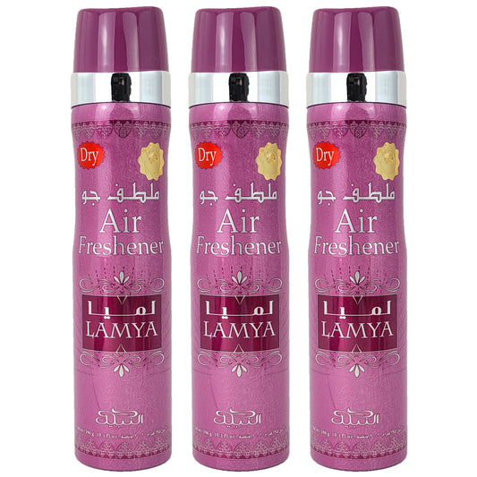 Lamya Scent Dry Aerosol Air Freshener Spray, 300ml, by Nabeel