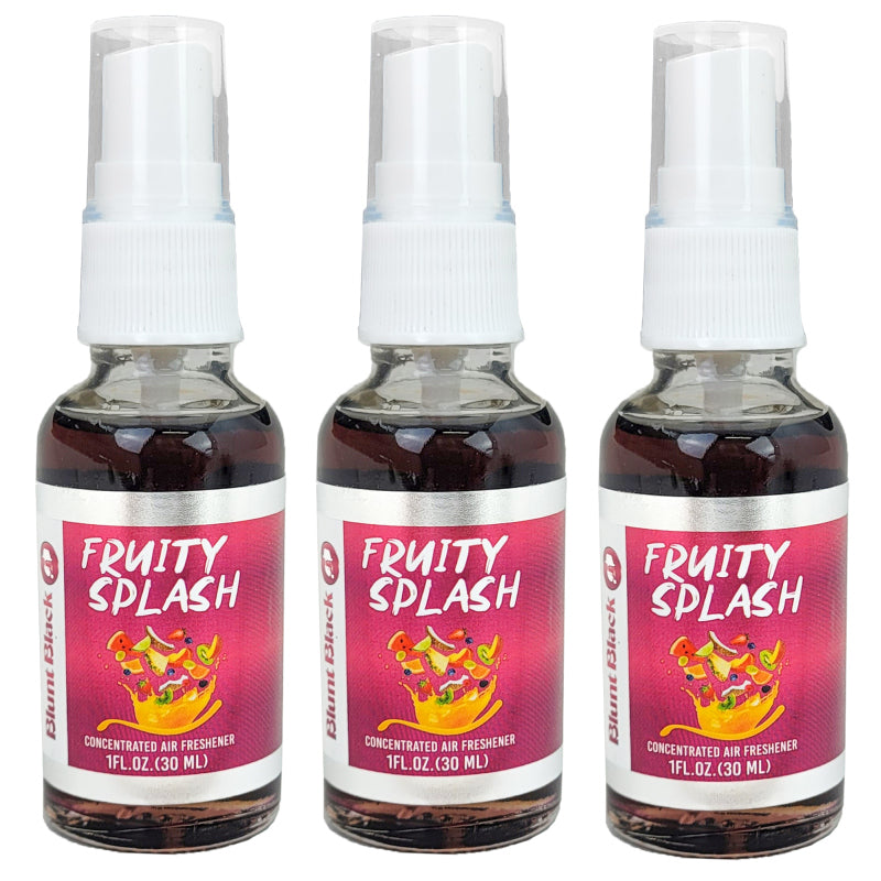 Fruity Splash Scent Blunt Black 1OZ Air Freshener Spray