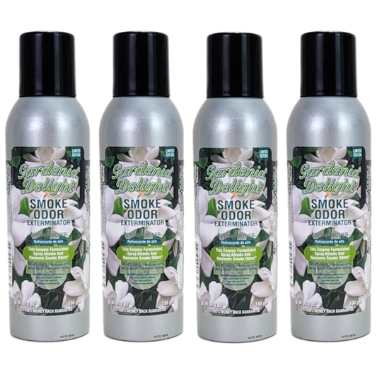 Gardenia Delight Scent 7oz Smoke Odor Exterminator Aerosol Can Spray