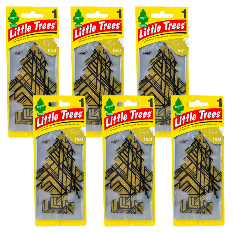 Little Trees Gold Scent Hanging Air Freshener