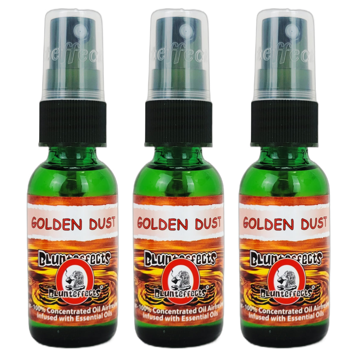 BluntEffects Air Freshener Spray, 1OZ Golden Dust