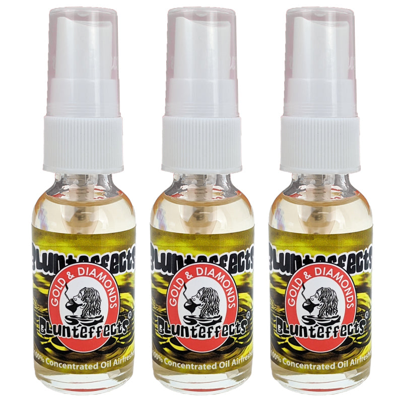 BluntEffects Air Freshener Spray, 1OZ Gold & Diamonds Scent