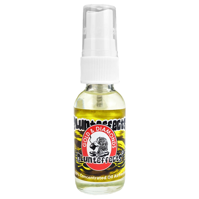 BluntEffects Air Freshener Spray, 1OZ Gold & Diamonds Scent