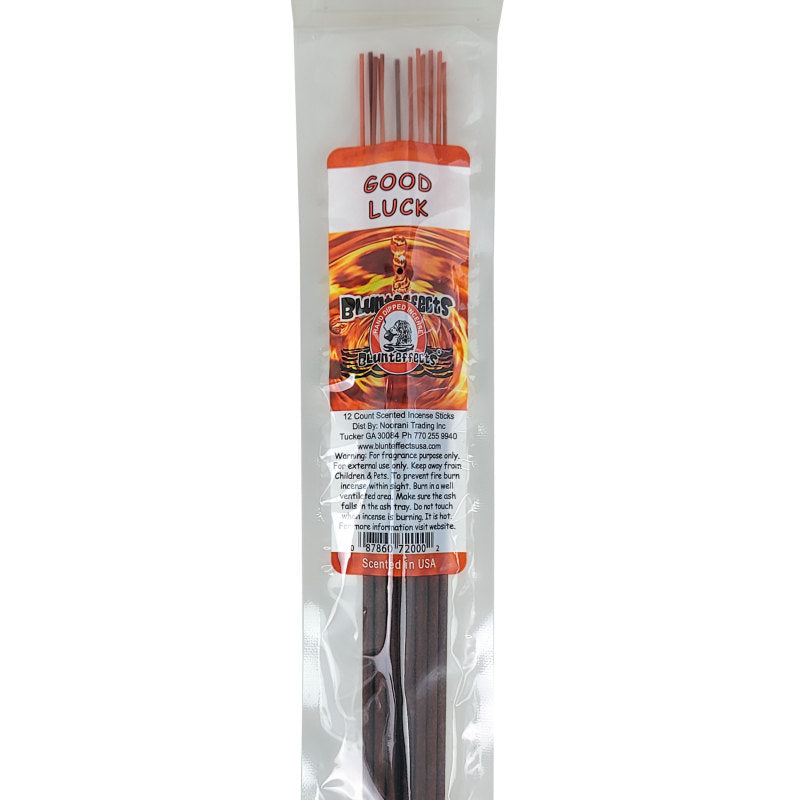 10.5" BluntEffects Incense Fragrance Wands, 12-Pack Good Luck Scent